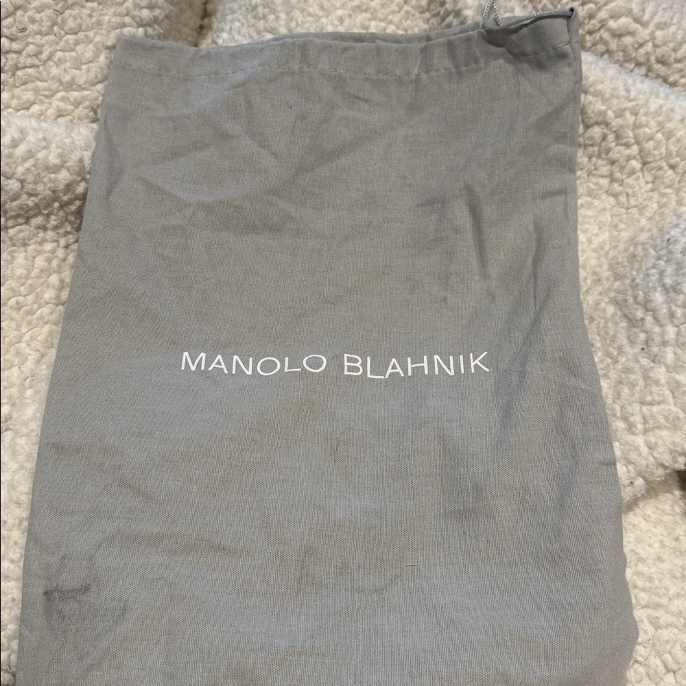 Authentic Manolo Blahnik dust bag